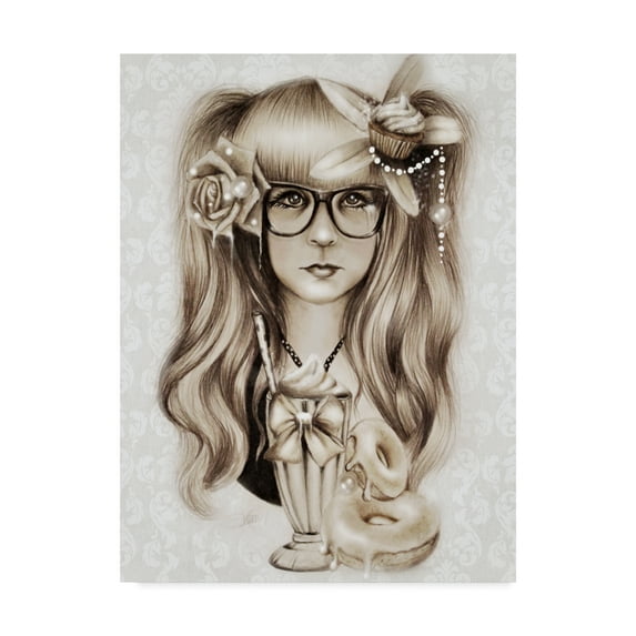 Trademark Fine Art 'Vanilla' Canvas Art by Sheena Pike Art And Illustration