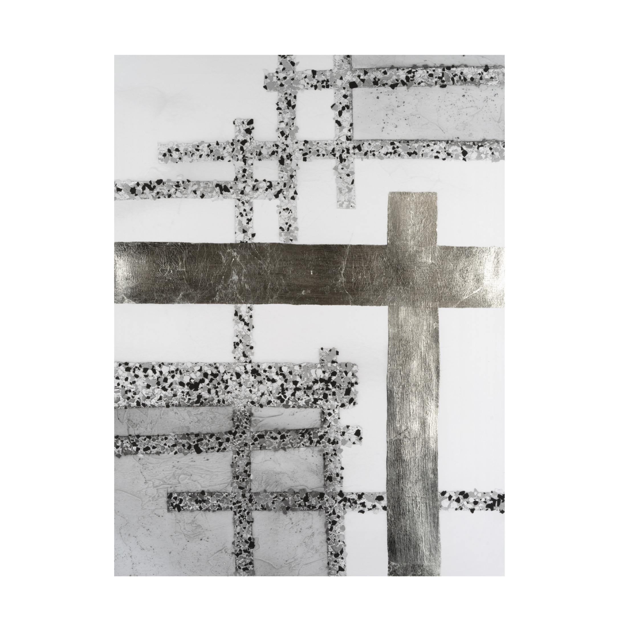 Trademark Fine Art Vanna Lam  Terrazzo Grid  I Canvas Wall Art
