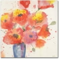 thumbnail image 1 of Trademark Fine Art "Vase of Poppies 5" Canvas Art by Sheila Golden, 1 of 1