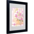 thumbnail image 1 of Trademark Fine Art "Vase with Pink Roses" Matted Framed Art by Sheila Golden, 1 of 2