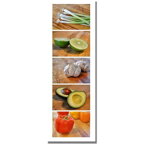 Trademark Fine Art "Vegtables" Canvas Wall Art by Michelle Calkins