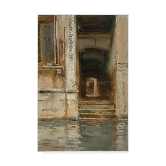 Trademark Fine Art 'Venetian Passageway' Canvas Art by John Singer Sargent