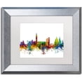 thumbnail image 1 of Trademark Fine Art "Venice Italy Skyline White" Canvas Art by Michael Tompsett, White Matte, Silver Frame, 1 of 4