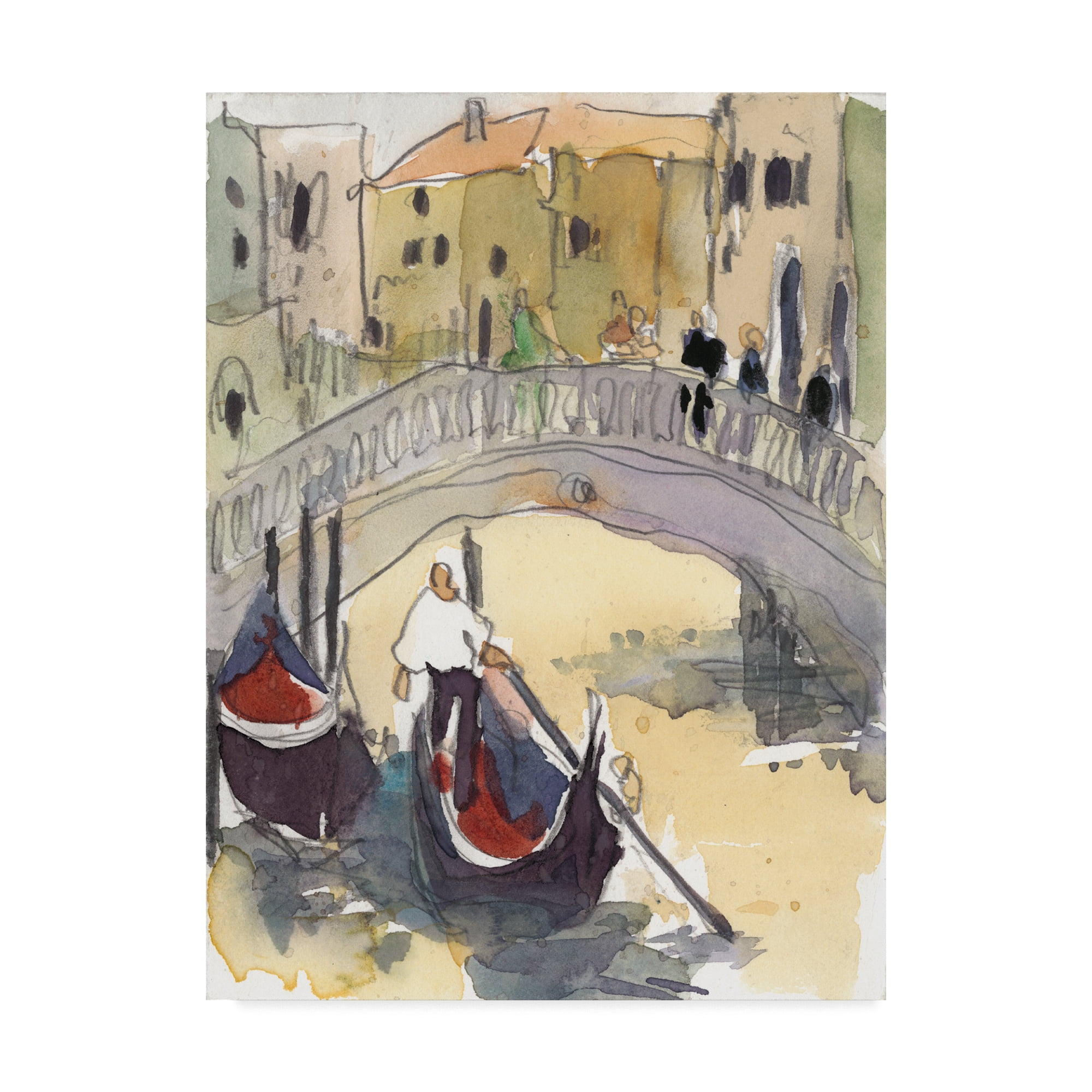 Trademark Fine Art 'Venice Plein Air III' Canvas Art by Samuel Dixon