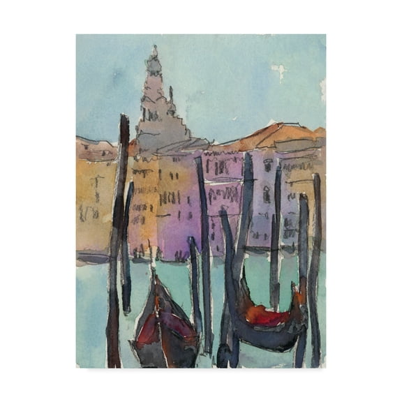 Trademark Fine Art 'Venice Plein Air IV' Canvas Art by Samuel Dixon