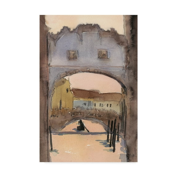 Trademark Fine Art 'Venice Watercolors VII' Canvas Art by Samuel Dixon