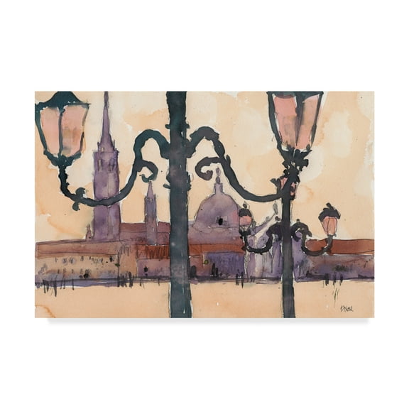 Trademark Fine Art 'Venice Watercolors XII' Canvas Art by Samuel Dixon