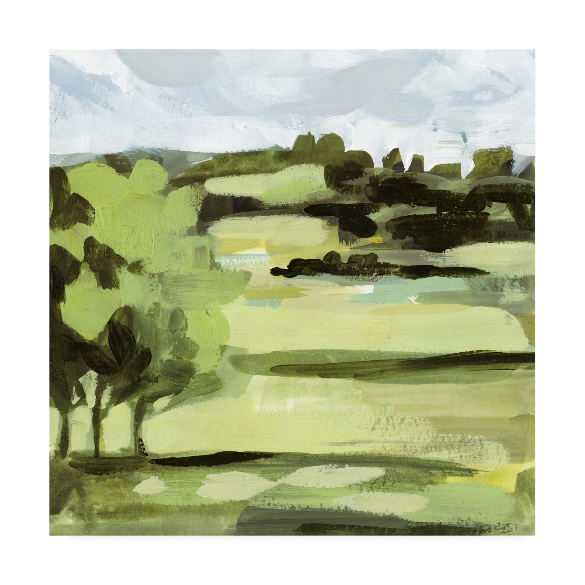 Trademark Fine Art 'Verdant Daze II' Canvas Art by Victoria Borges