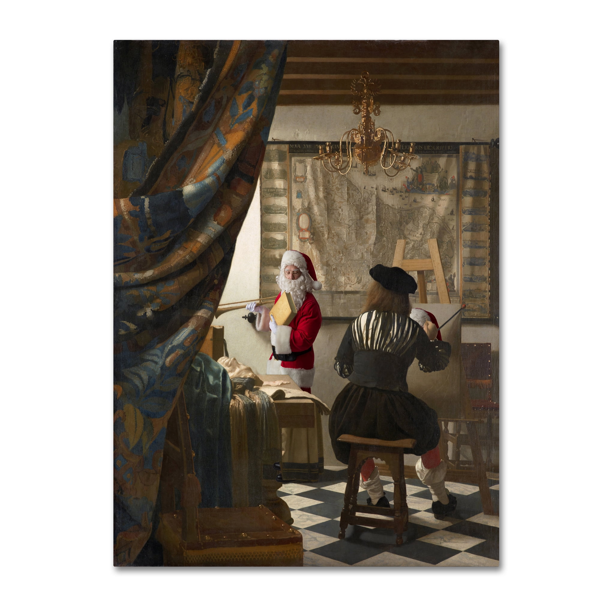 Trademark Fine Art 'Vermeer-The Art Of Painting2' Canvas Art by Ed Wheeler