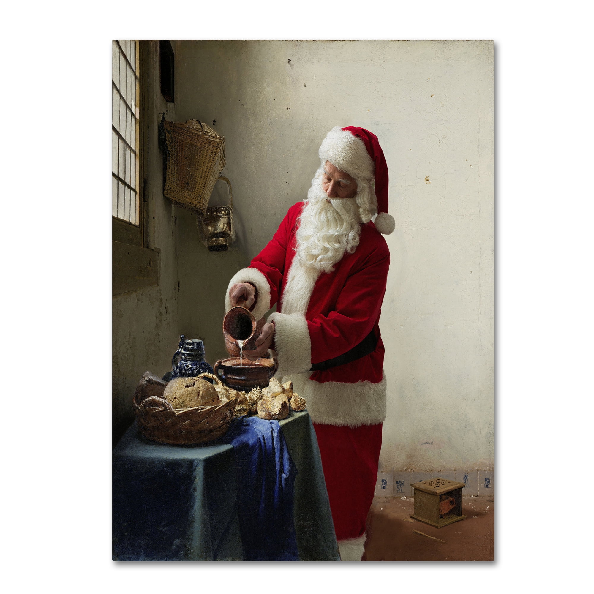 Trademark Fine Art 'Vermeer-The Milkmaid' Canvas Art by Ed Wheeler