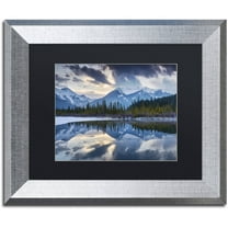 Trademark Fine Art 'Vermillion' Canvas Art by Michael Blanchette Photography, Black Matte, Silver Frame
