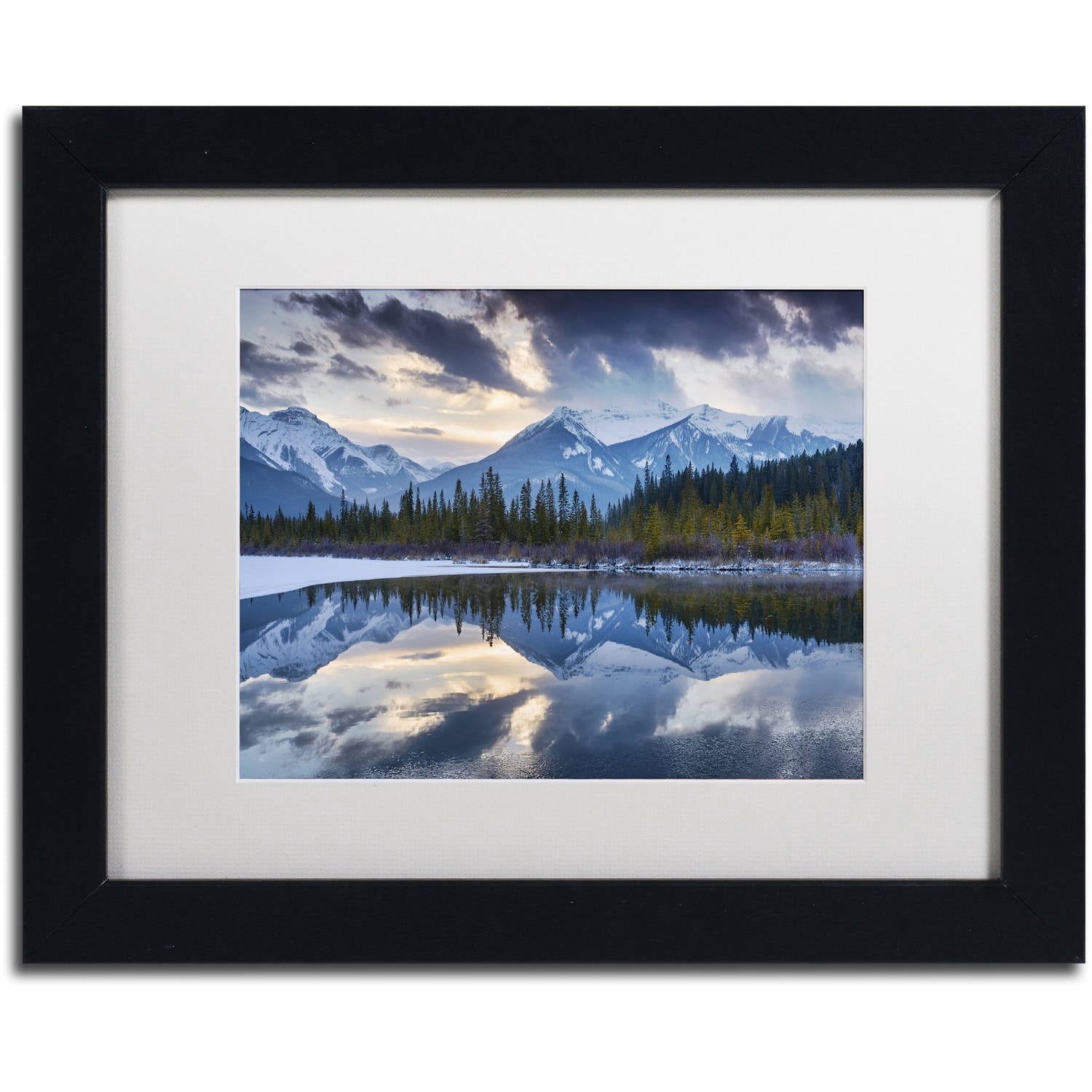 Trademark Fine Art 'Vermillion' Canvas Art by Michael Blanchette Photography, White Matte, Black Frame