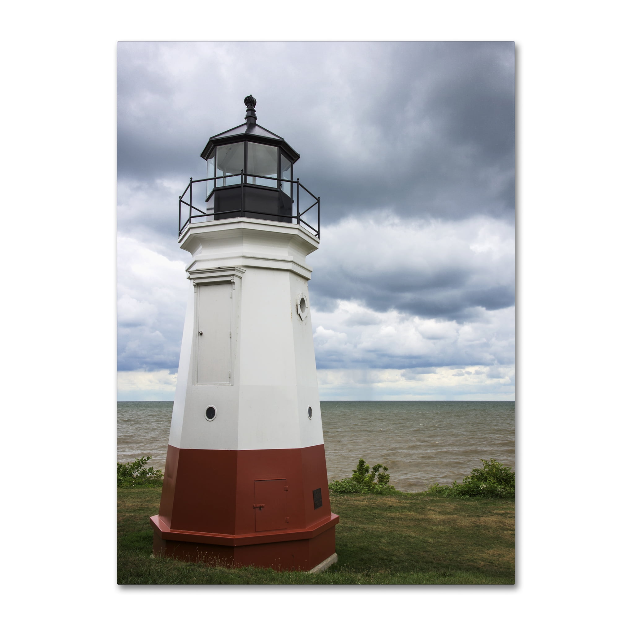 Trademark Fine Art "Vermillion Ohio Lighthouse" Canvas Art by Kurt Shaffer