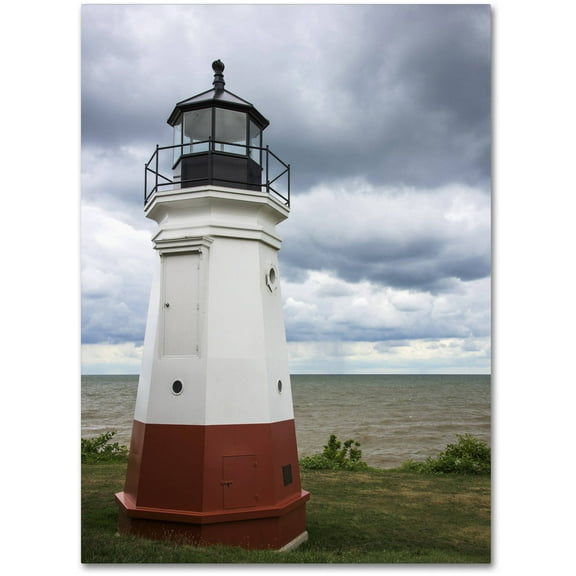 Trademark Fine Art "Vermillion Ohio Lighthouse" Canvas Art by Kurt Shaffer