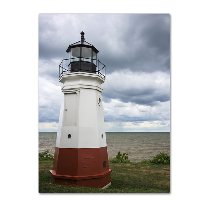 Trademark Fine Art "Vermillion Ohio Lighthouse" Canvas Art by Kurt Shaffer