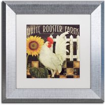 Trademark Fine Art "Vermont Farms I" Canvas Art by Color Bakery White Matte, Silver Frame