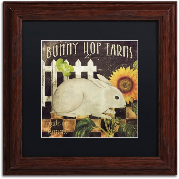 Trademark Fine Art "Vermont Farms III" Canvas Art by Color Bakery Black Matte, Wood Frame