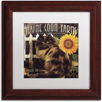 Trademark Fine Art "Vermont Farms VI" Canvas Art by Color Bakery White Matte, Wood Frame