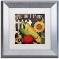 thumbnail image 1 of Trademark Fine Art "Vermont Farms VII" Canvas Art by Color Bakery White Matte, Silver Frame, 1 of 1