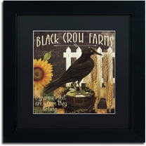Trademark Fine Art "Vermont Farms X" Canvas Art by Color Bakery Black Matte, Black Frame