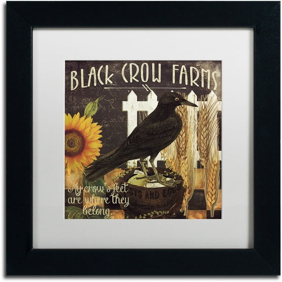 Trademark Fine Art "Vermont Farms X" Canvas Art by Color Bakery White Matte, Black Frame