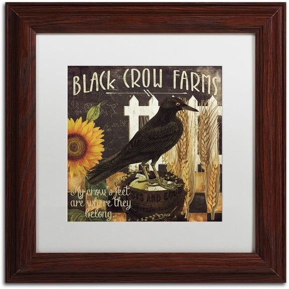 Trademark Fine Art "Vermont Farms X" Canvas Art by Color Bakery White Matte, Wood Frame