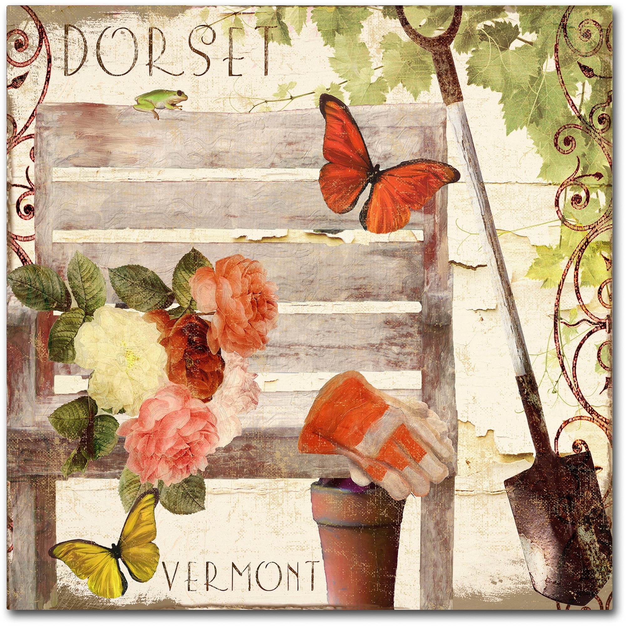 Trademark Fine Art "Vermont Summer IV" Canvas Art by Color Bakery