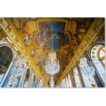 Trademark Fine Art "Versailles Hall Of Windows" Canvas Art by Yale Gurney