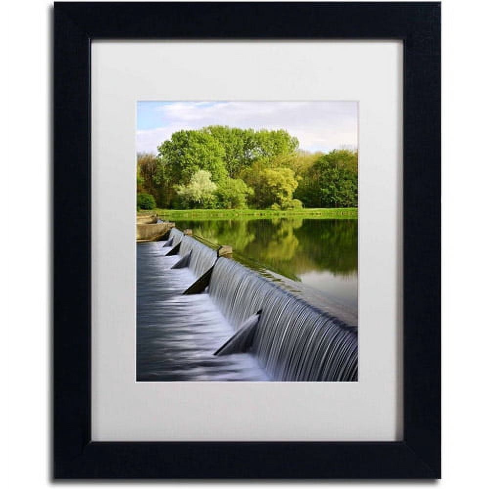 Trademark Fine Art "Vertical Activity" Canvas Art by Philippe Sainte-Laudy, White Matte, Black Frame