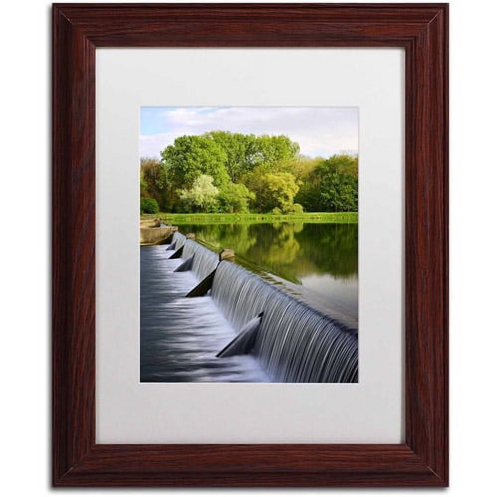 Trademark Fine Art "Vertical Activity" Canvas Art by Philippe Sainte-Laudy, White Matte, Wood Frame