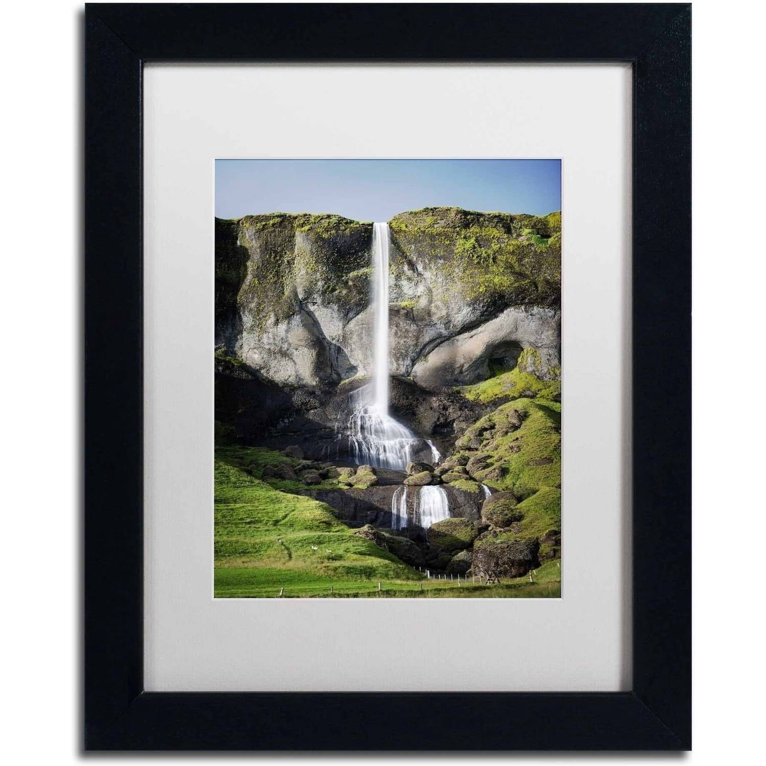 Trademark Fine Art 'Vertical Rhythm' Canvas Art by Philippe Sainte-Laudy, White Matte, Black Frame