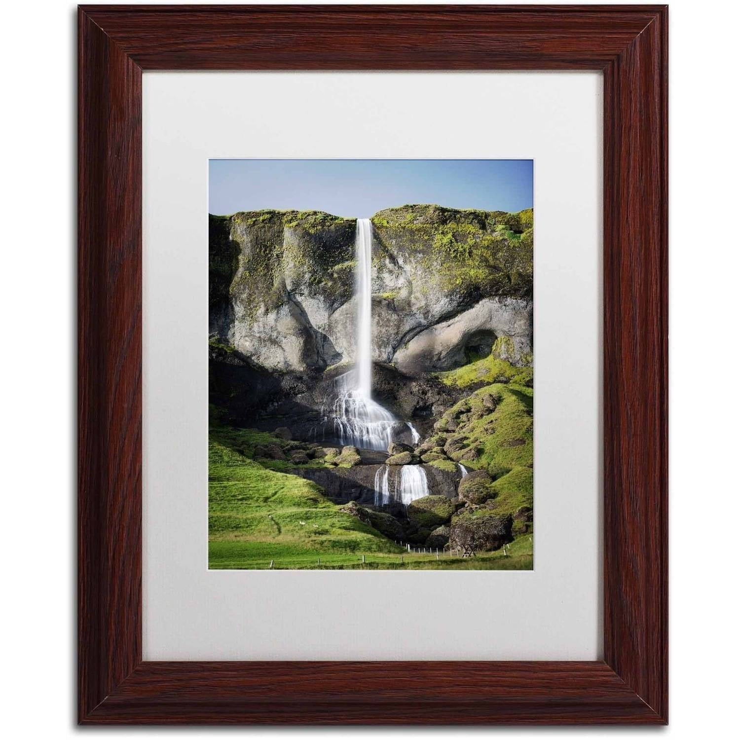 Trademark Fine Art 'Vertical Rhythm' Canvas Art by Philippe Sainte-Laudy, White Matte, Wood Frame