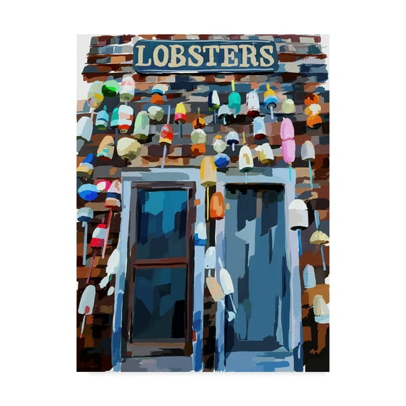 Trademark Fine Art 'Vibrant Buoys III' Canvas Art by Emily Kalina