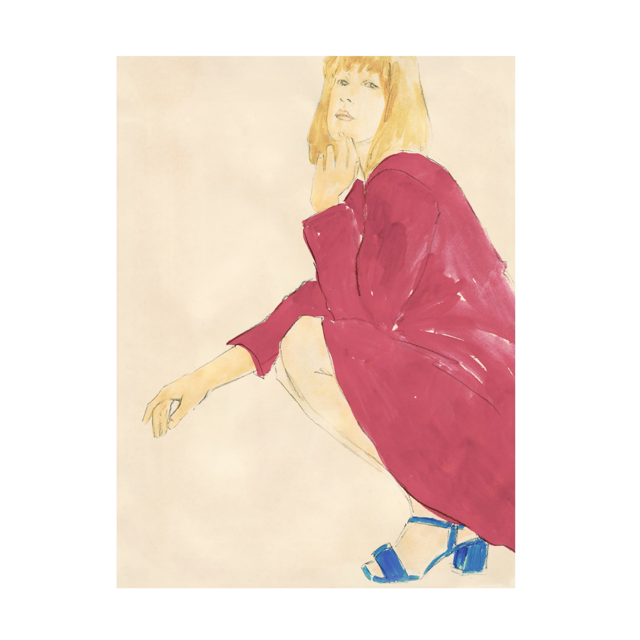 Trademark Fine Art Victoria Barnes  Fashion Maven IV Canvas Wall Art