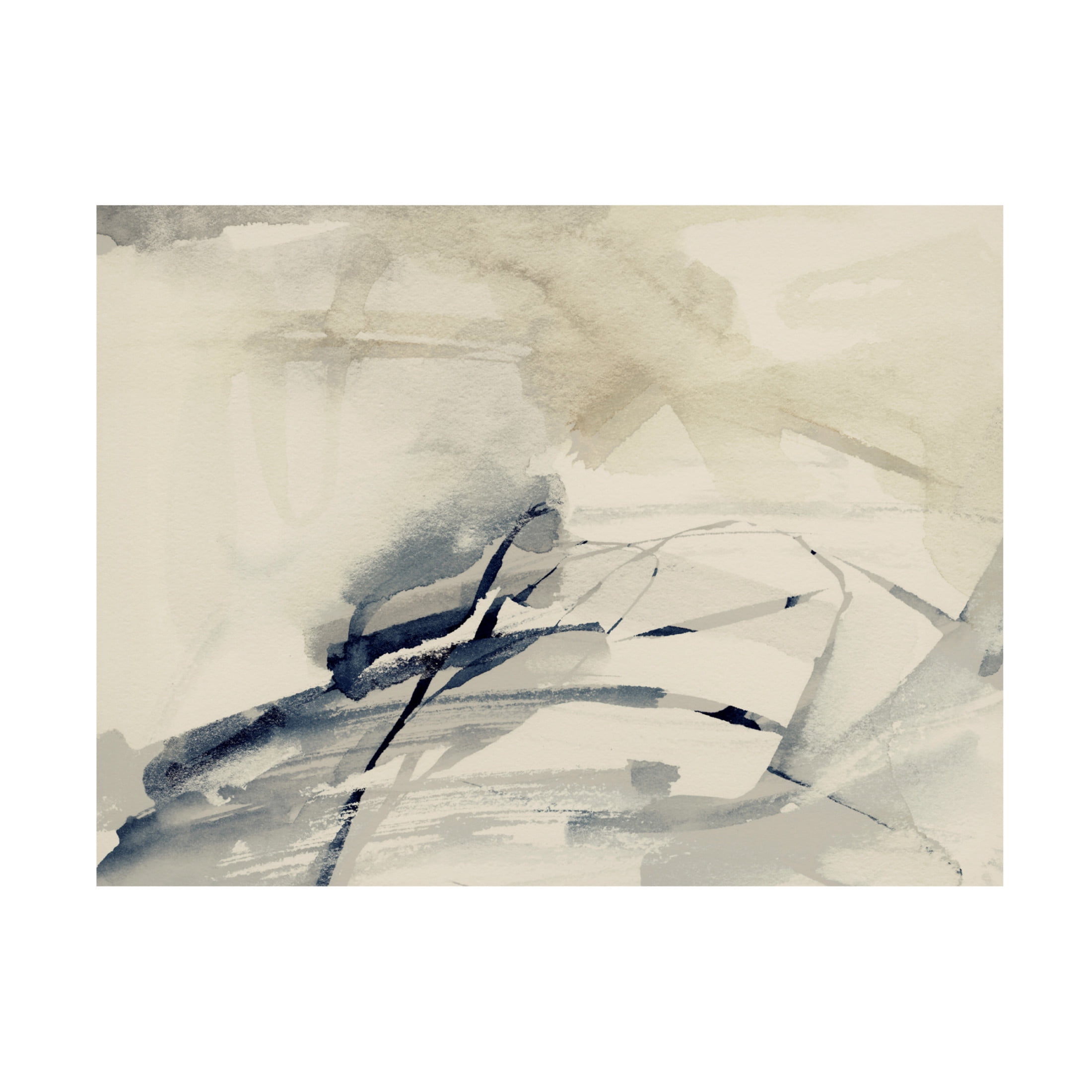Trademark Fine Art Victoria Barnes  Neutral with Marks I Canvas Wall Art