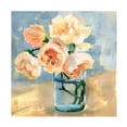 thumbnail image 1 of Trademark Fine Art Victoria Barnes  Peonies in Mason Jar I Canvas Wall Art, 1 of 4