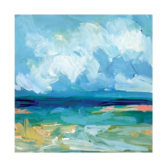 Trademark Fine Art Victoria Barnes  Saltwater's Edge I Canvas Wall Art