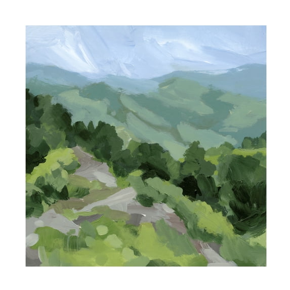Trademark Fine Art Victoria Barnes Tree-lined Path II Canvas Wall Art
