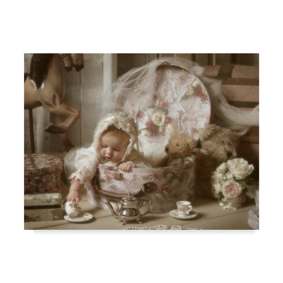 Trademark Fine Art 'Victorian Baby' Canvas Art by Liz Zernich