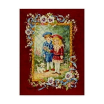 Trademark Fine Art 'Victorian Children' Canvas Art by Barbara Mock