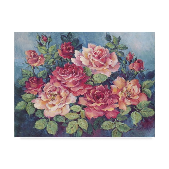 Trademark Fine Art ' Victorian Roses' Canvas Art by Barbara Mock