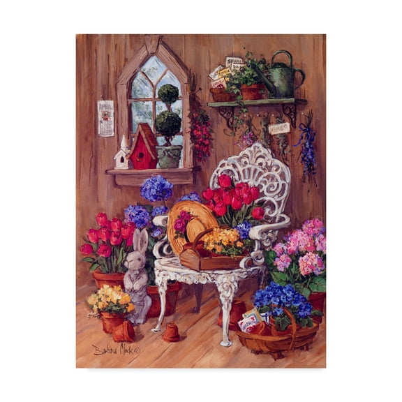 Trademark Fine Art 'Victorian Shed' Canvas Art by Barbara Mock