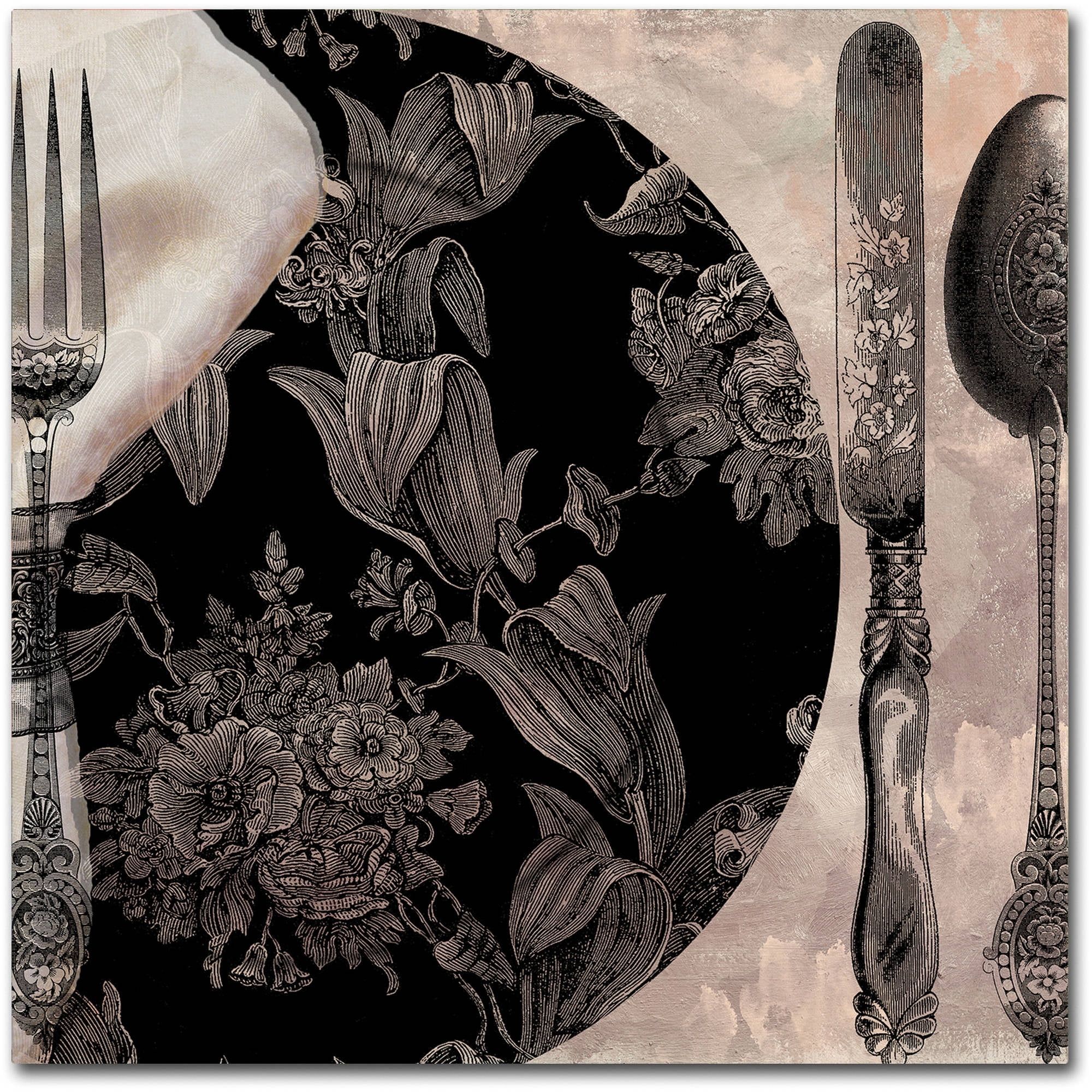 Trademark Fine Art "Victorian Table I" Canvas Art by Color Bakery