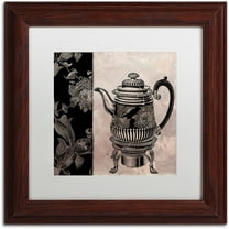 Trademark Fine Art "Victorian Table III" Canvas Art by Color Bakery White Matte, Wood Frame