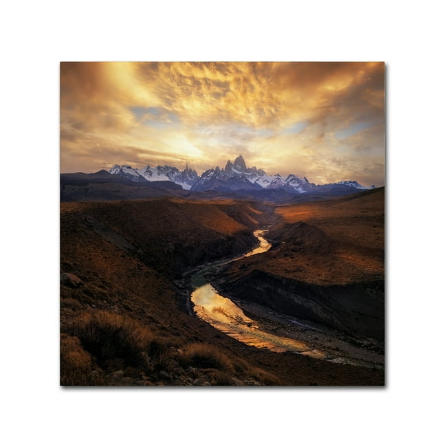 Trademark Fine Art 'View From The Gorge' Canvas Art by Yan Zhang