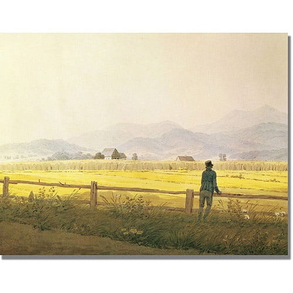 Trademark Fine Art "View Of Schmiedeberge" Canvas Wall Art by Caspar Friedrich