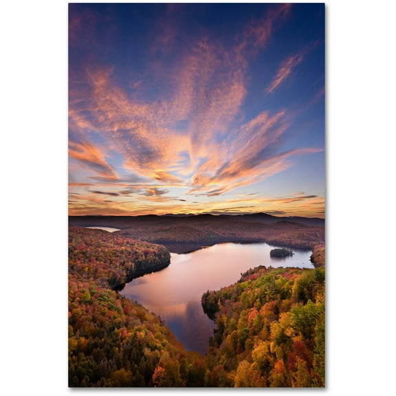 Trademark Fine Art "View from the Ledge" Canvas Art by Michael Blanchette Photography