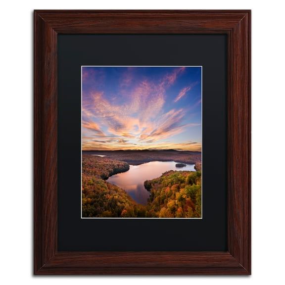Trademark Fine Art 'View from the Ledge' Matted Framed Art by Michael Blanchette Photography