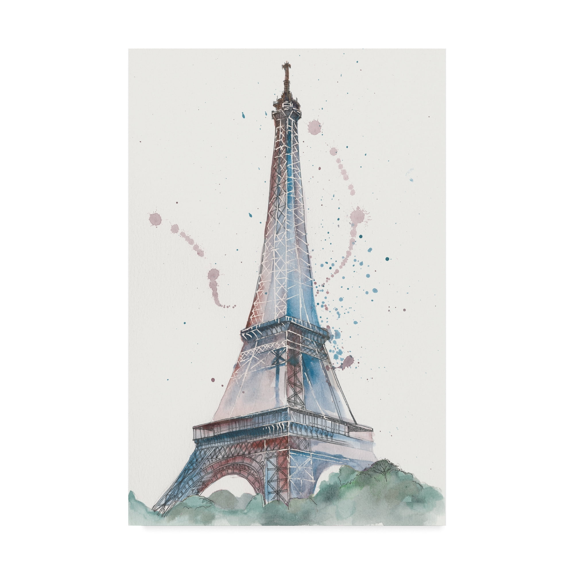 Trademark Fine Art 'View of Eiffel III' Canvas Art by Melissa Wang