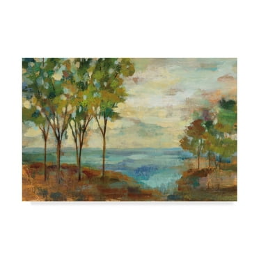 Trademark Fine Art 'View of the Lake' Canvas Art by Silvia Vassileva